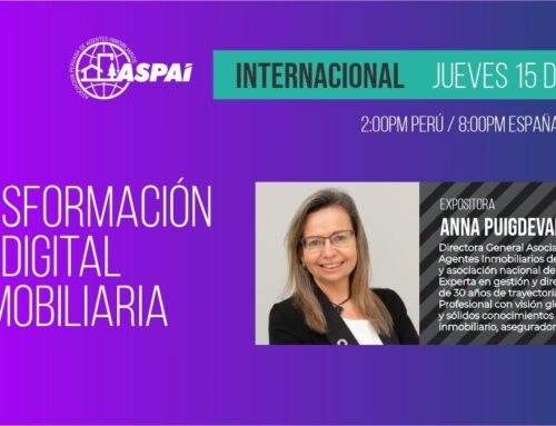 Webinar ASPAI Internacional: TRANSFORMACIÓN DIGITAL INMOBILIARIA