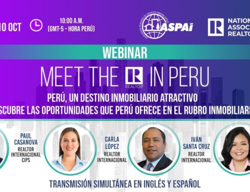 Webinar ASPAI Internacional: MEET THE R IN PERU